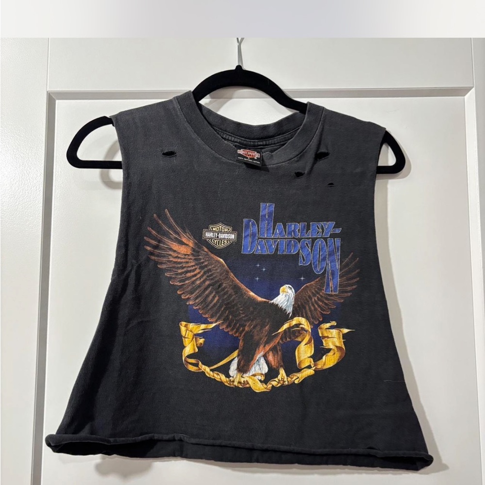 Harley-Davidson Black Eagle Muscle Tank Top